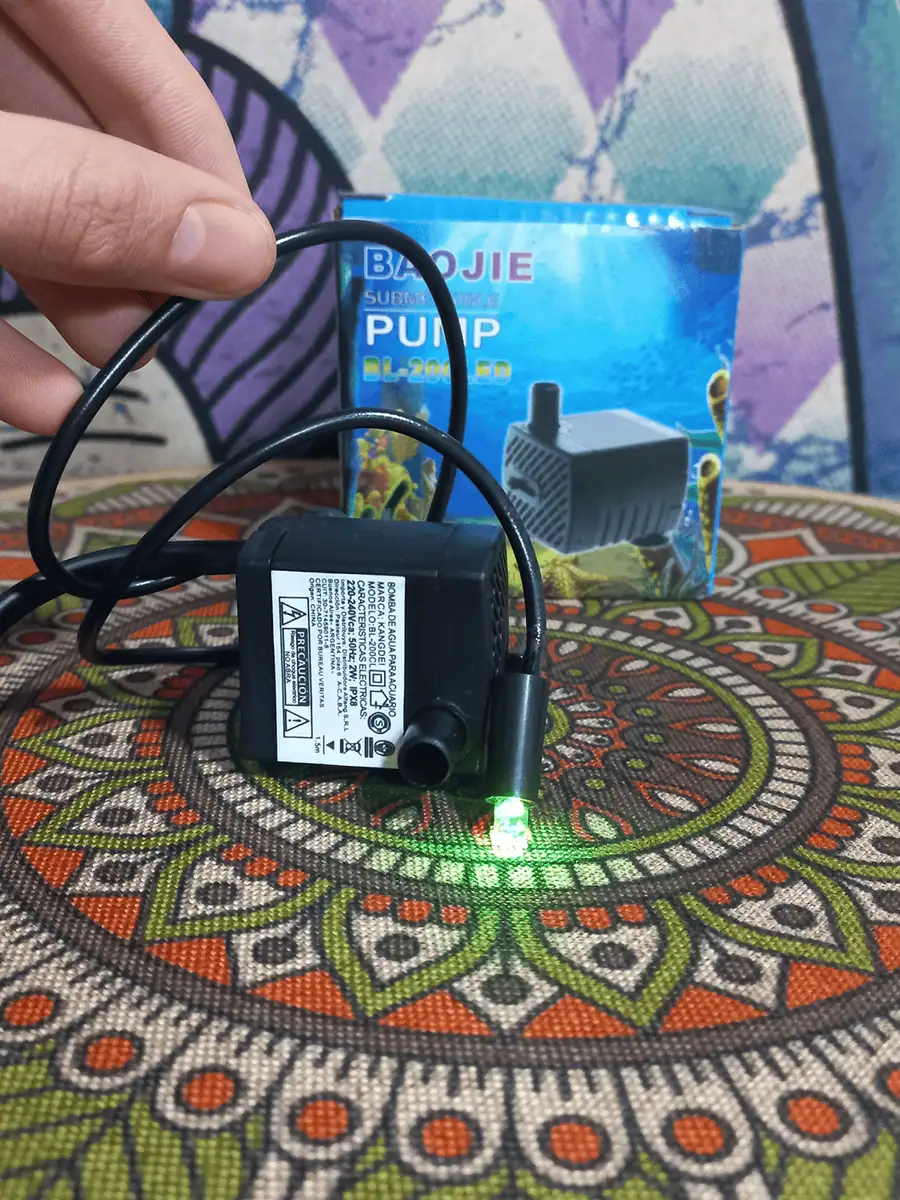 Motor con luz Velita multicolor