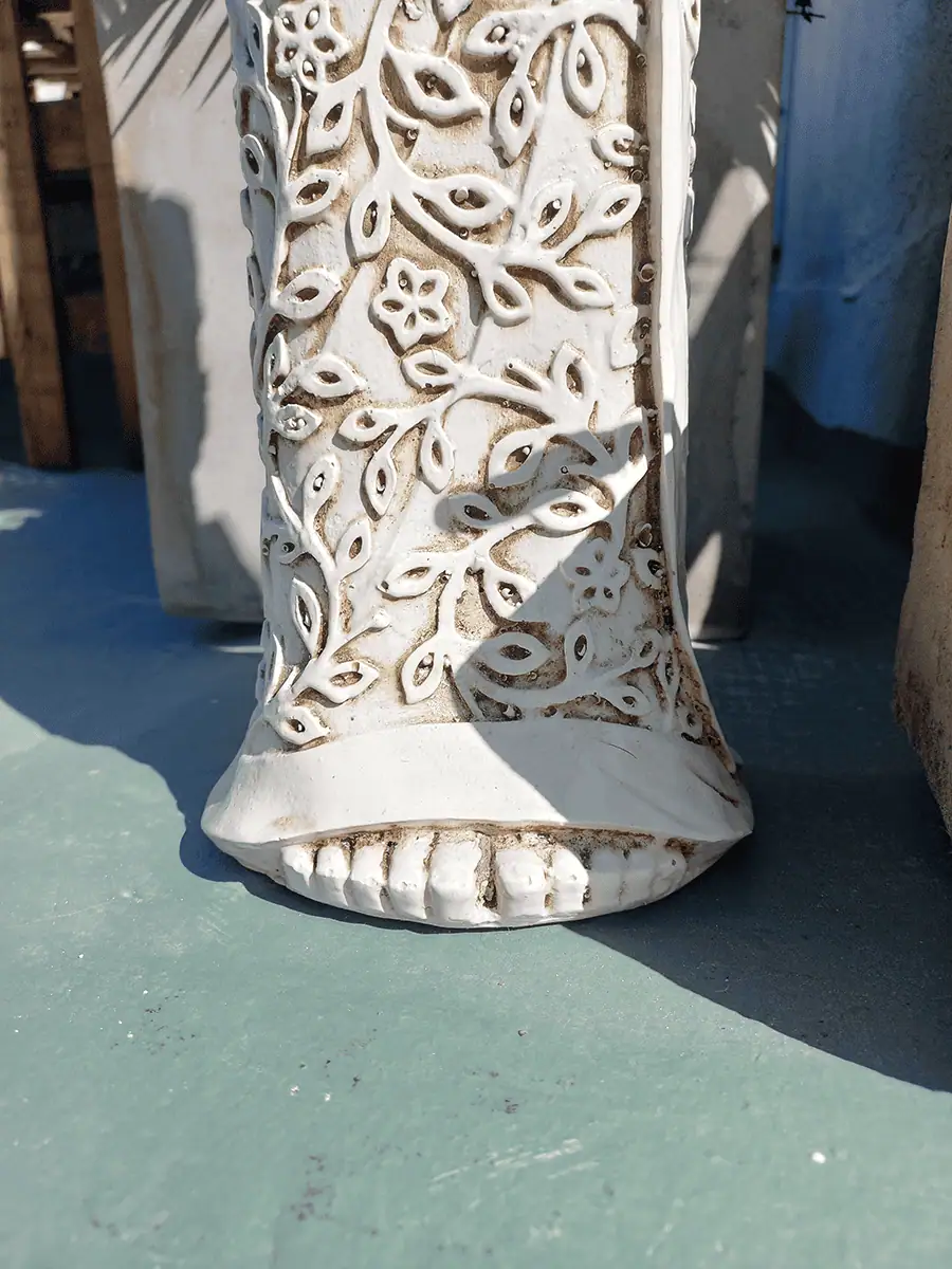 Buda de resina para exterior delgado y alto de Equilibrio de Energía para balcon o jardin