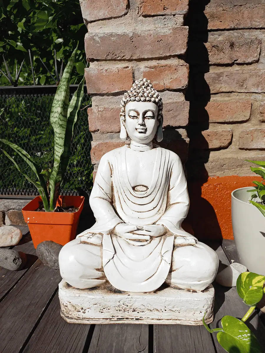 Buda para exterior de Meditación, mediano para balcon o jardin
