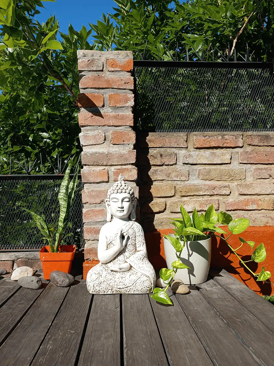 Buda para exterior de Equilibrio de Energía, chico