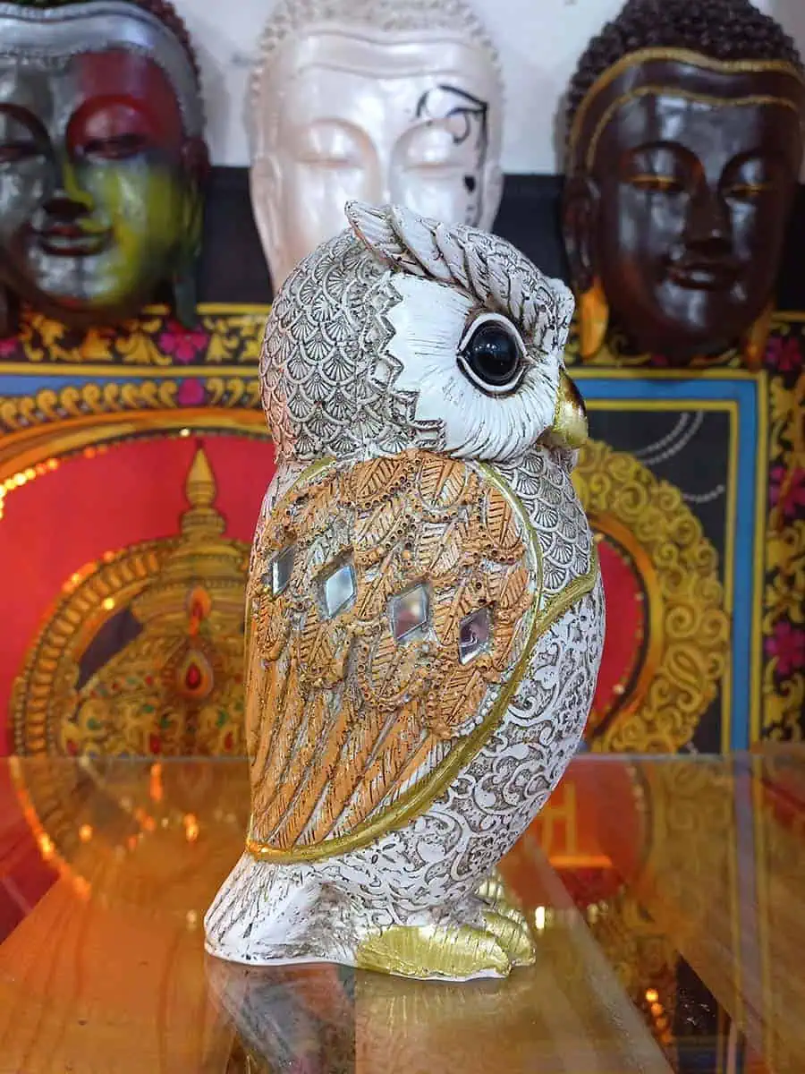 imagen de una lechuza decorativa para la casa