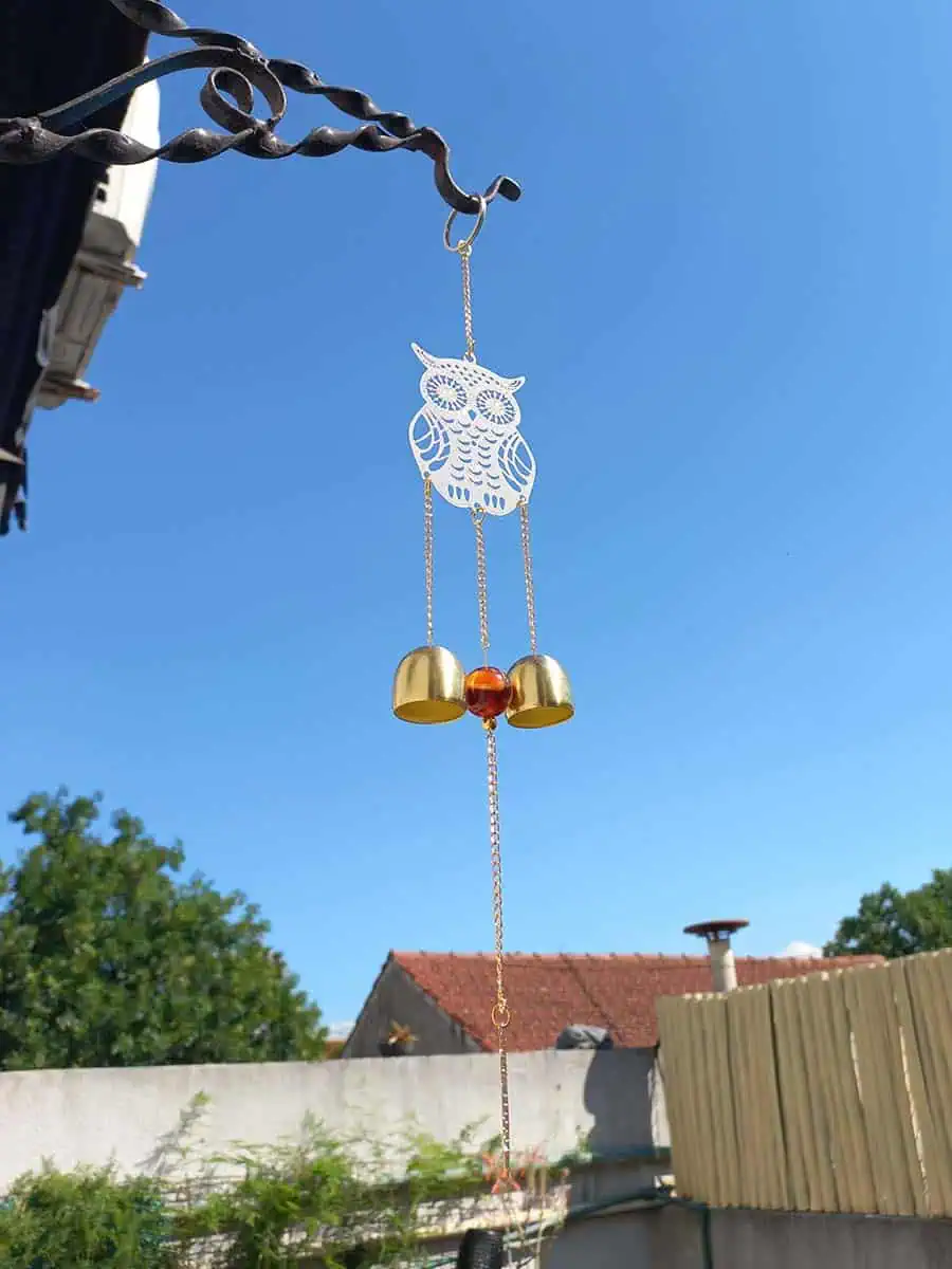 Llamador de ángeles de Lechuza