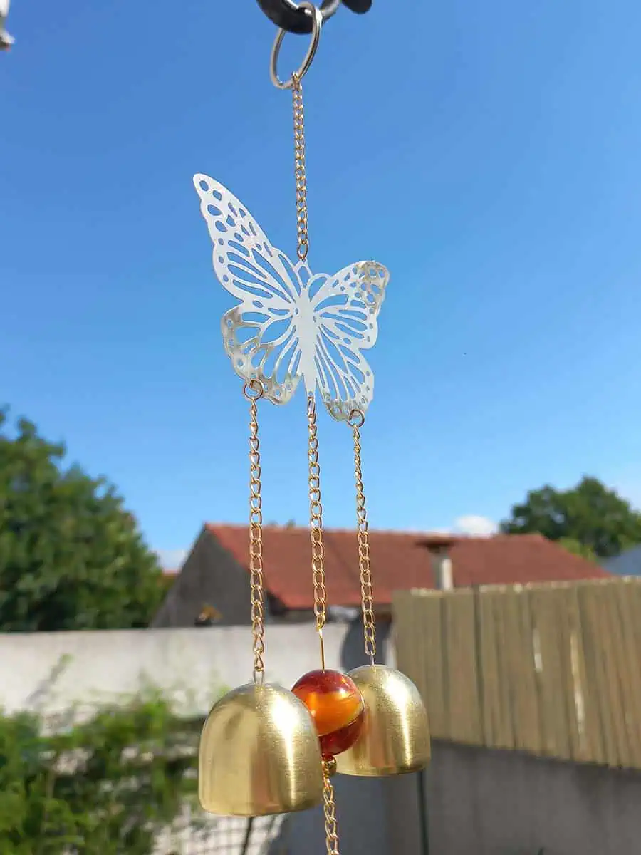 imagen de un llamador de angeles de Mariposa