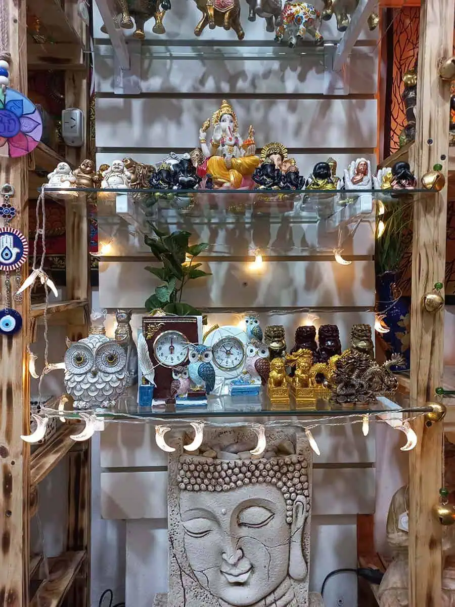 imagen de una tira de luces decorativa larga de lunitas calidas con enchufe