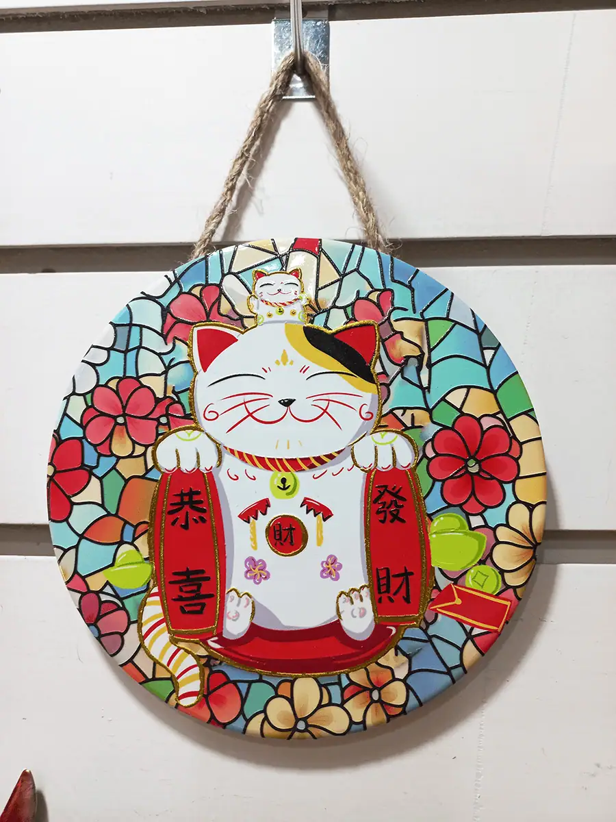 Maneki Neko de la Felicidad y la Protección
