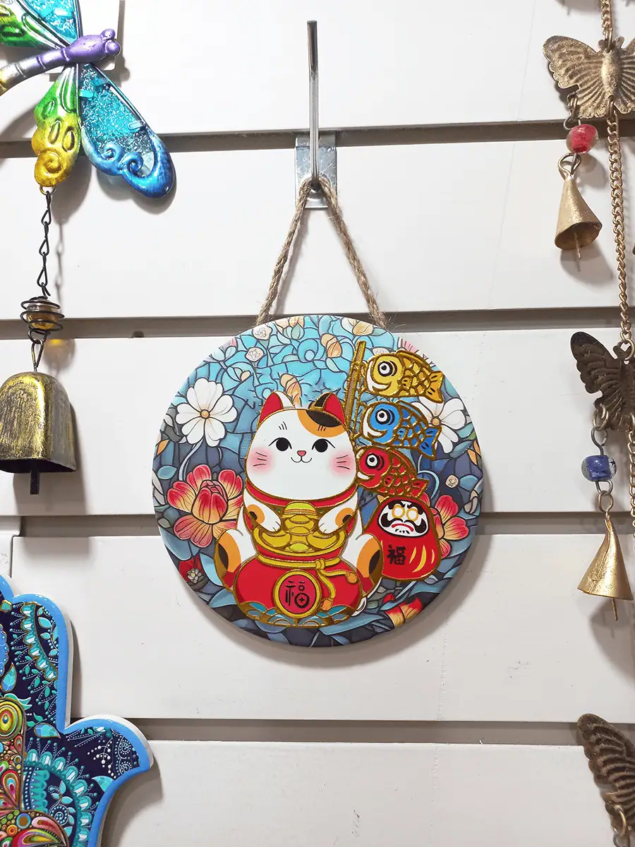 Maneki Neko de la Perseverancia y el Éxito