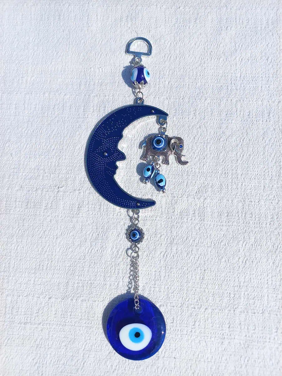 Colgante Lunita con ojo turco