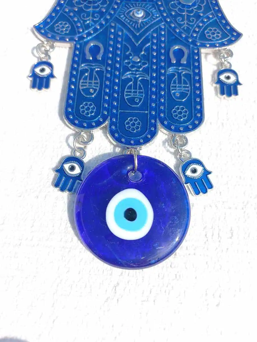 imagen de Colgante de mano de Fátima con ojo turco