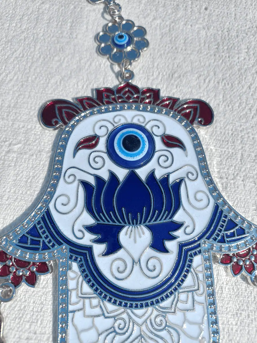 imagen de Colgante de mano de Fátima con ojo turco