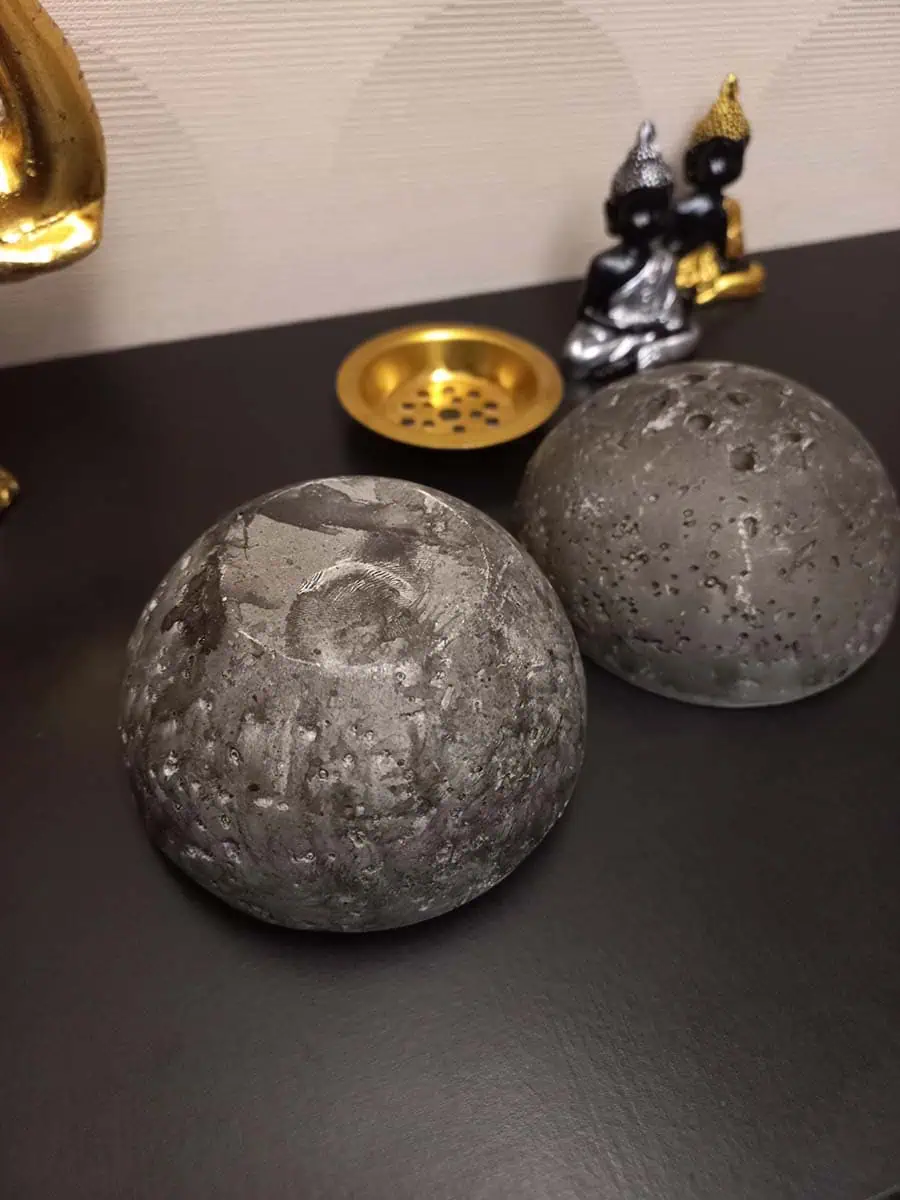 imagen de Sahumador decorativo estilo rústico gris