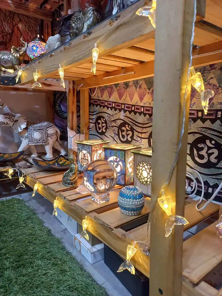 Tira de luces decorativas cálidas de 5 metros con figuras transparentes en forma de cola de sirena