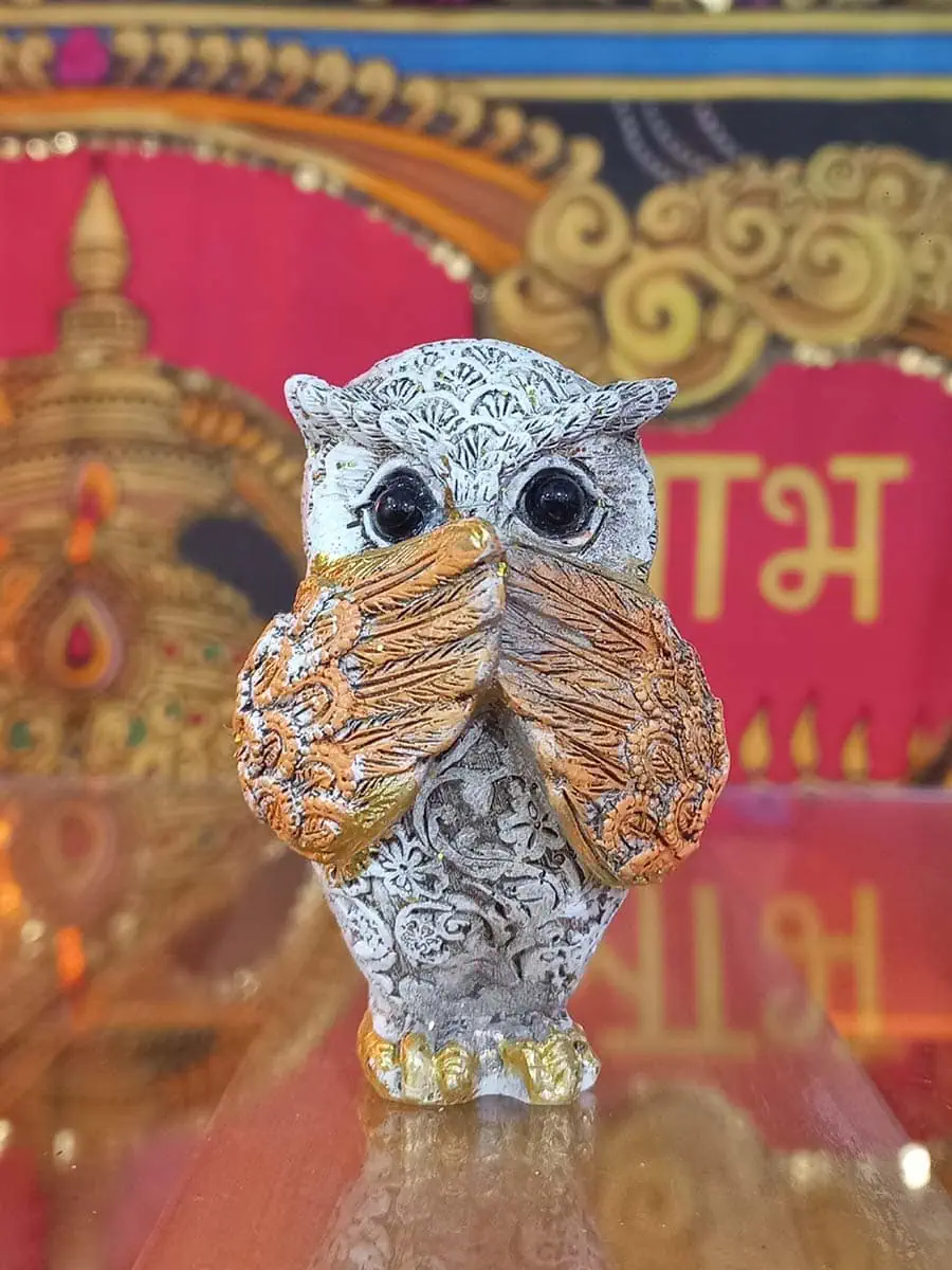 imagen de una lechuza decorativa para la casa